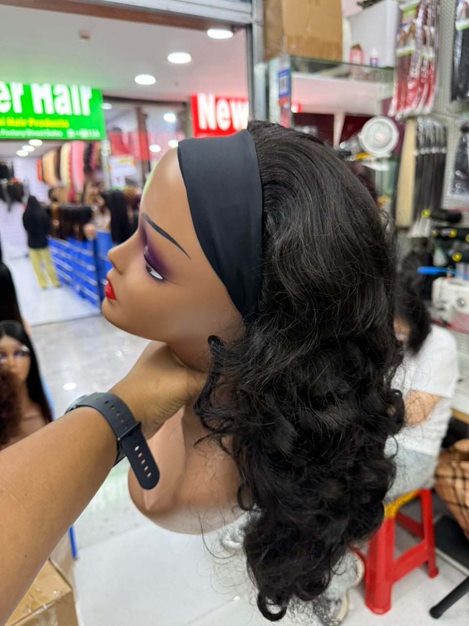 WIG RIBBON HAIR 22''