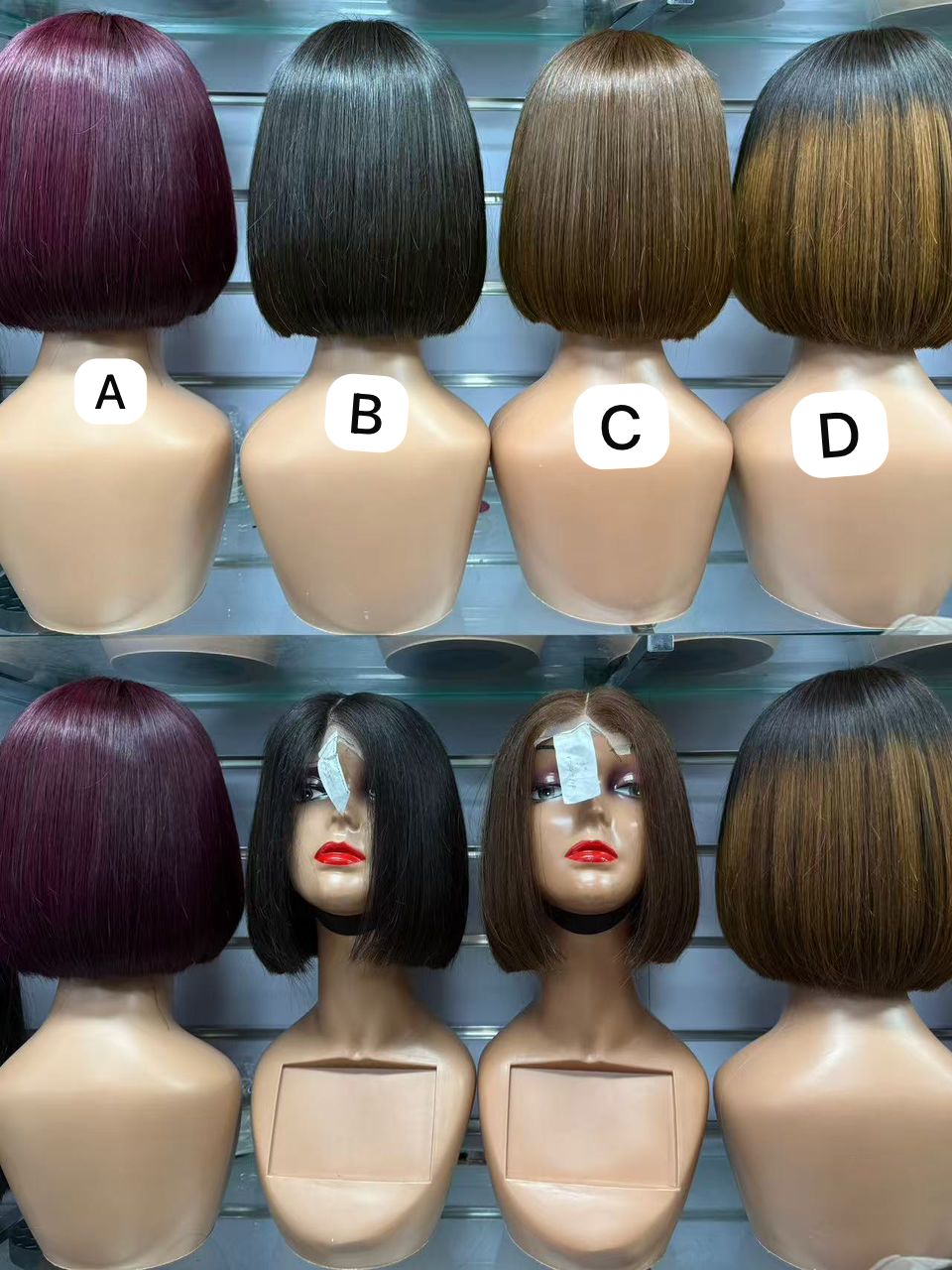 QUALITY BOB WIG 8''